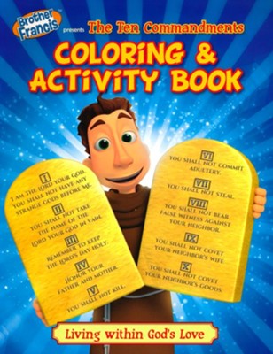Coloring Activity Book / (6-10) The Ten Commandments