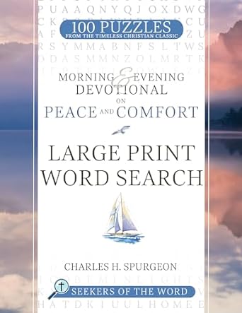 Morning & Evening Devo on Peace and Comfort LP Word Search