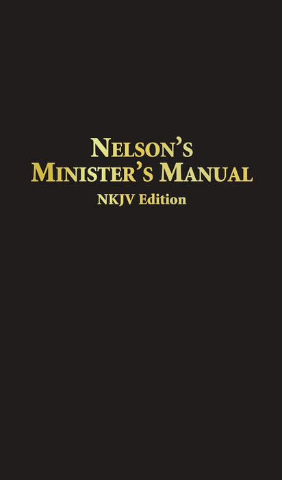 NKJV Nelson's Minister's Manual (Bonded Leather Edition)