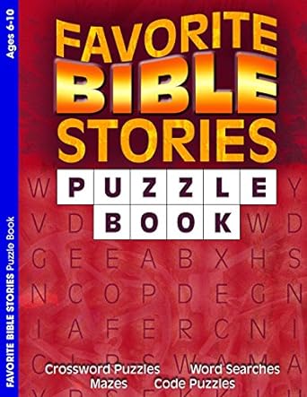 Activity Book - (6-10) Favorite Bible Stories, 48 page