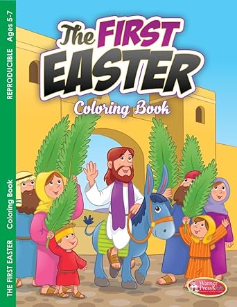 Coloring Activity Book - (5-7) Easter, The First Easter