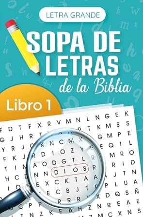 SOPA DE LETRAS DE LA BIBLIA LETRA GRANDE - LIBRO 1