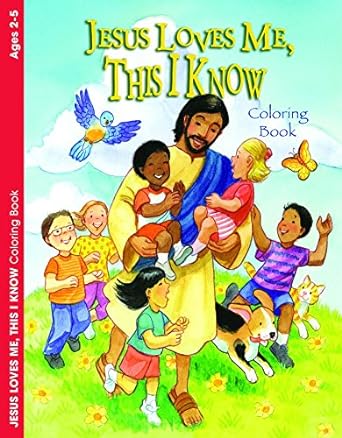 Coloring & Activity Book-(2-5)JesusLovesMe,ThisIKnow