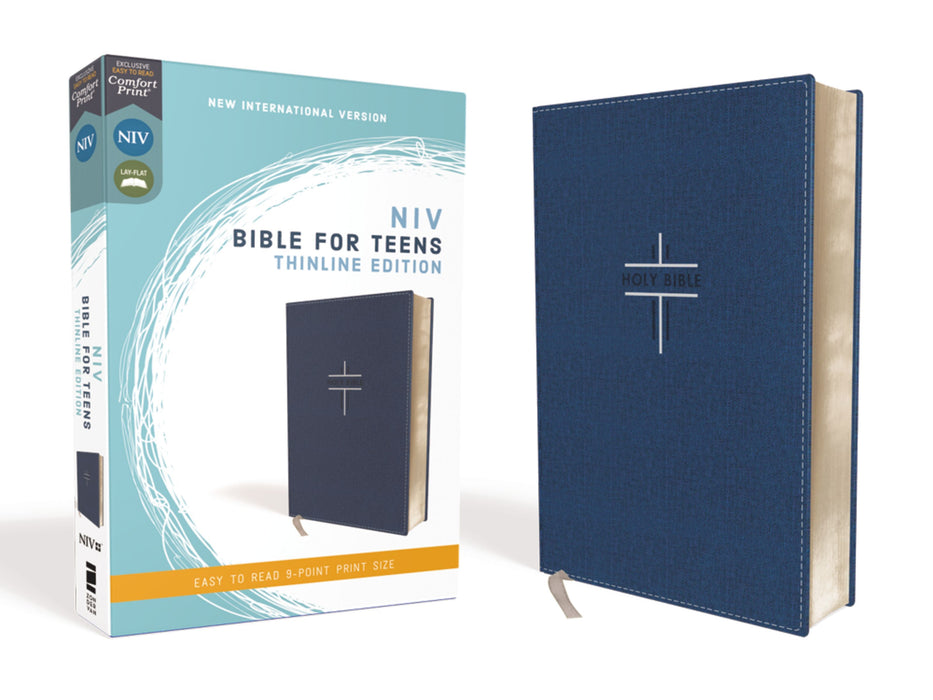 NIV Bible for Teens Thinline (Blue Leathersoft)