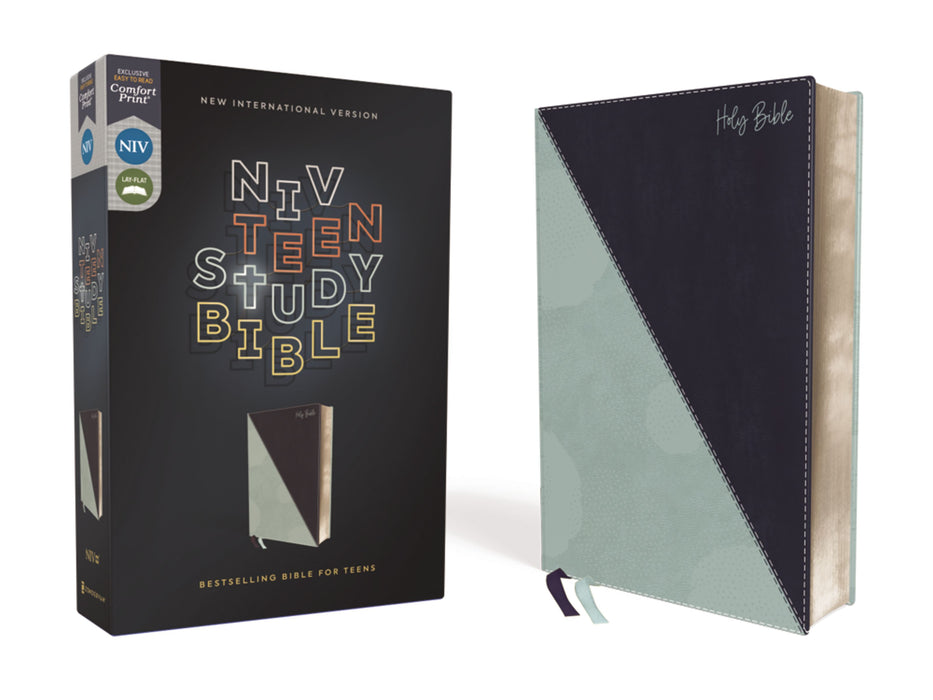 NIV Teen Study Bible (Teal Leathersoft)