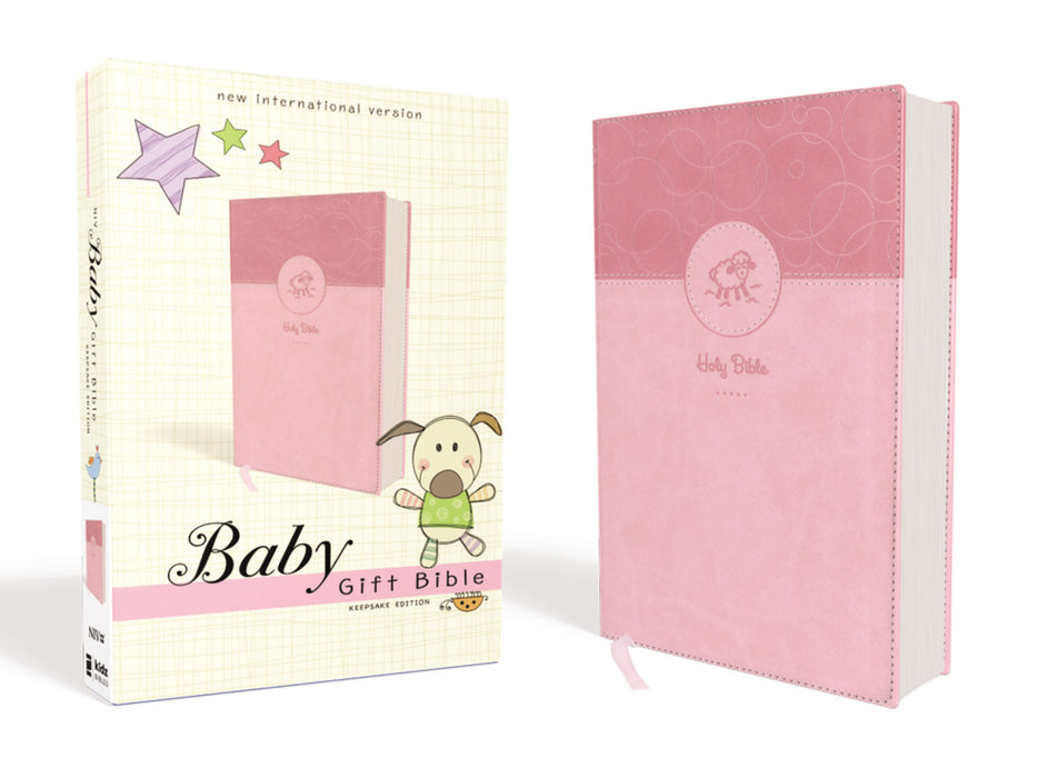 NIV Baby Gift Bible Holy Bible (Pink Leathersoft)