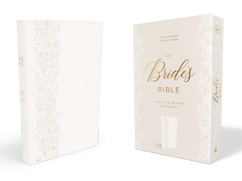 KJV Red Letter Bride's Bible (White Leathersoft)