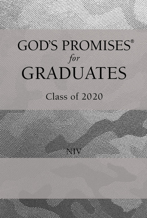 God's Promises for Graduate 2020 - Silver Camo NIV
