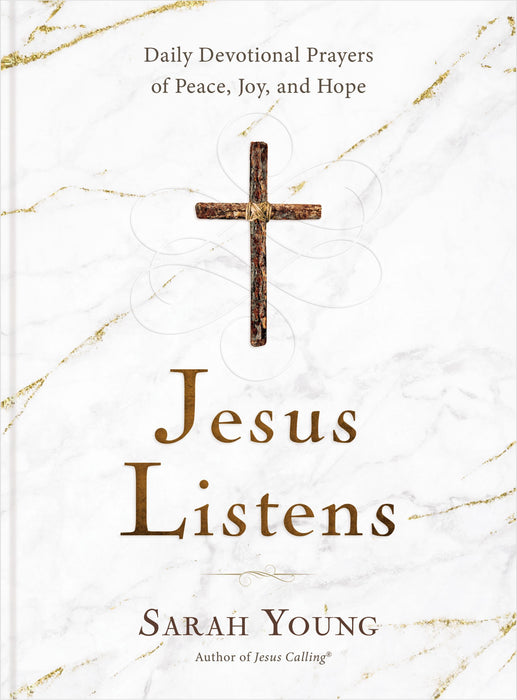 Jesus Listens: Daily Devotional Prayers of Peace, Joy & Hope (padded hardcover) by Sarah Young