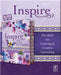 NLT Inspire PRAISE Bible Leatherlike Purple Garden