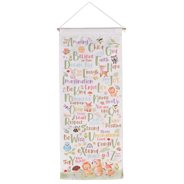 Canvas Wall Hanging - Kids A to Z Canvas