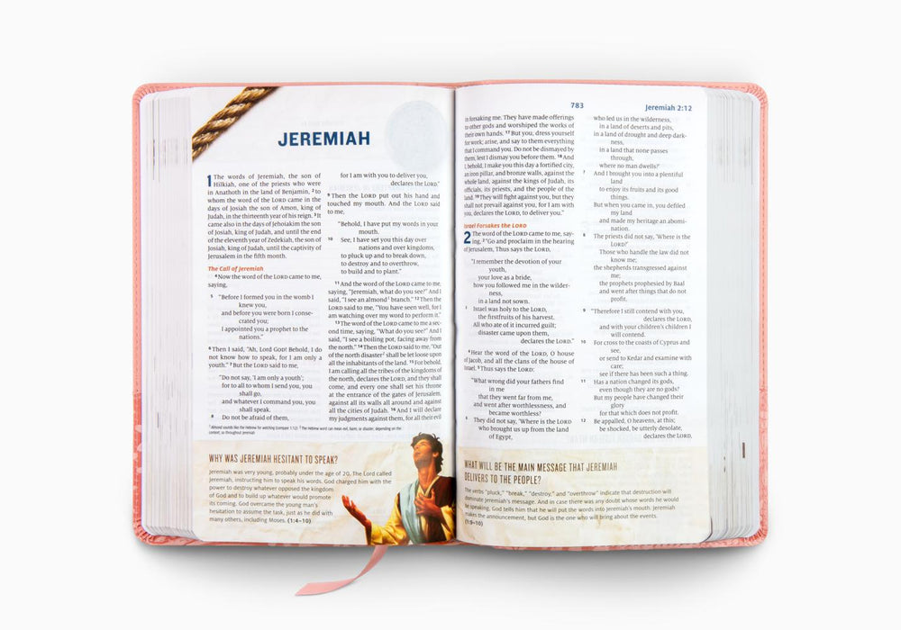 ESV Following Jesus Bible®, TruTone®, Blush Rose
