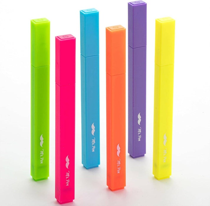 Mr. Pen- Aesthetic Highlighters, 6pcs Bright Colors