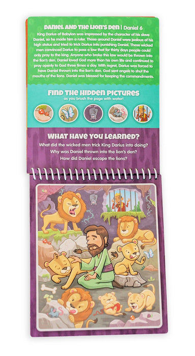 Old Testament #2 Aqua Brush Activity Book, Reusable Travel Activity