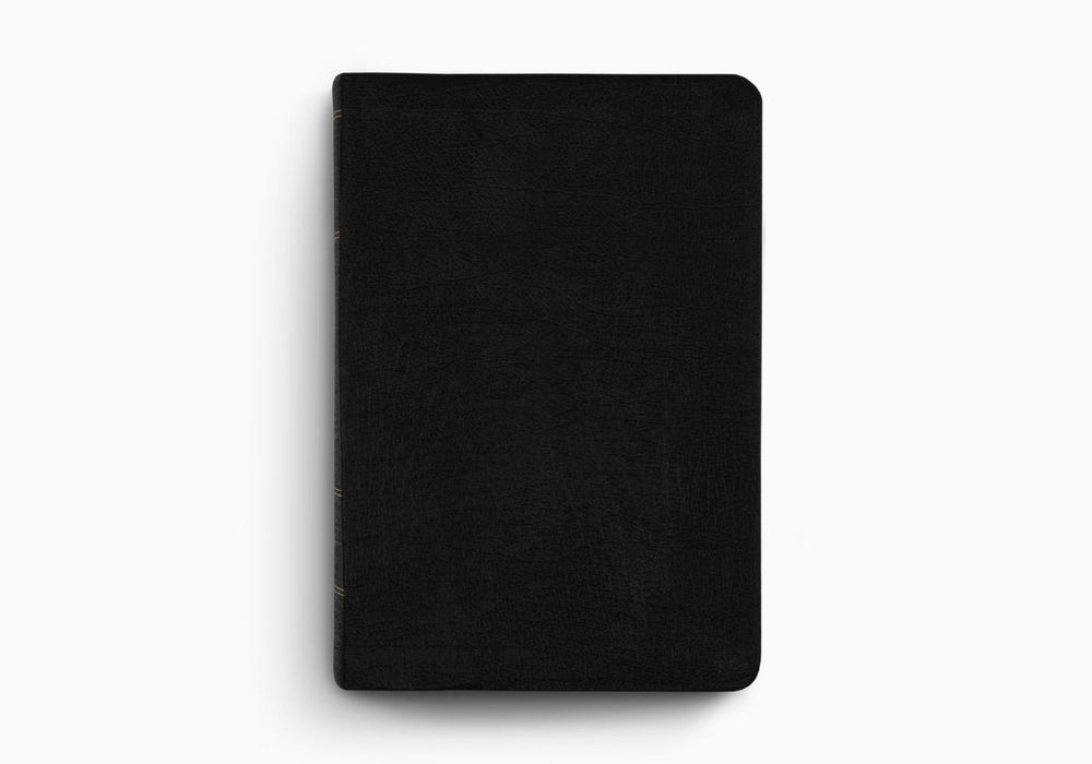 ESV Study Bible, Personal Size, Genuine Leather, Black