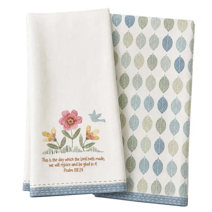 Tea Towel Set This Is the Day Ps. 118:24