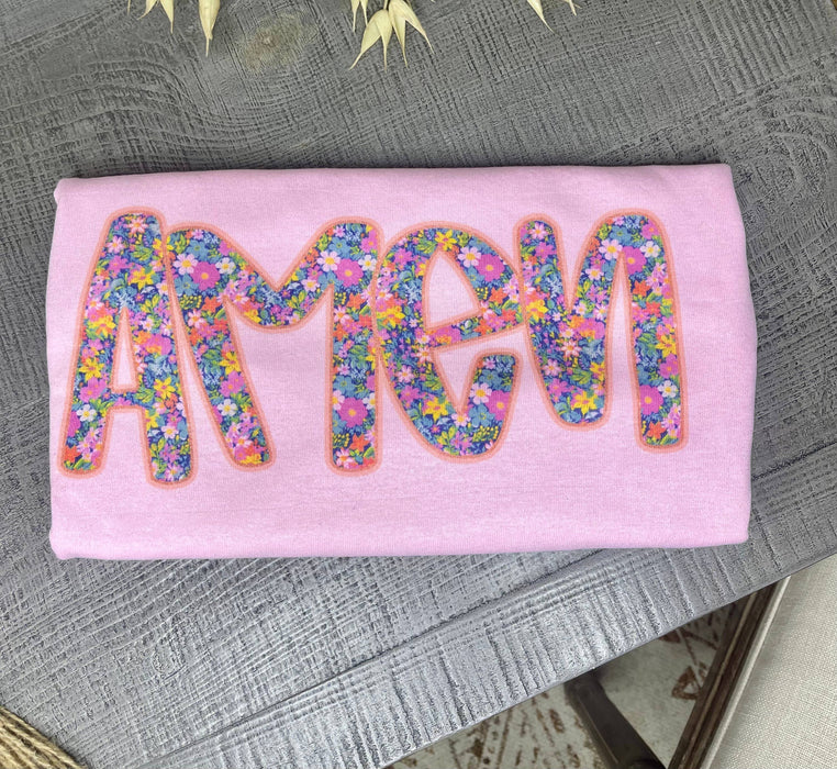 Floral Amen (Sublimation T-Shirt)