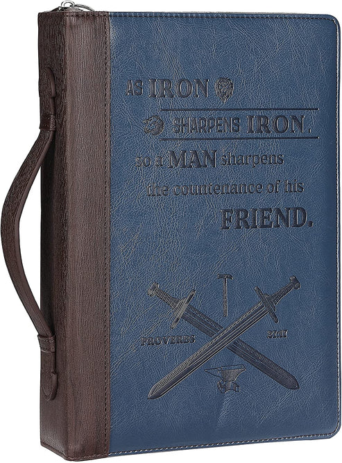 Iron Sharpens Iron Bible Cover