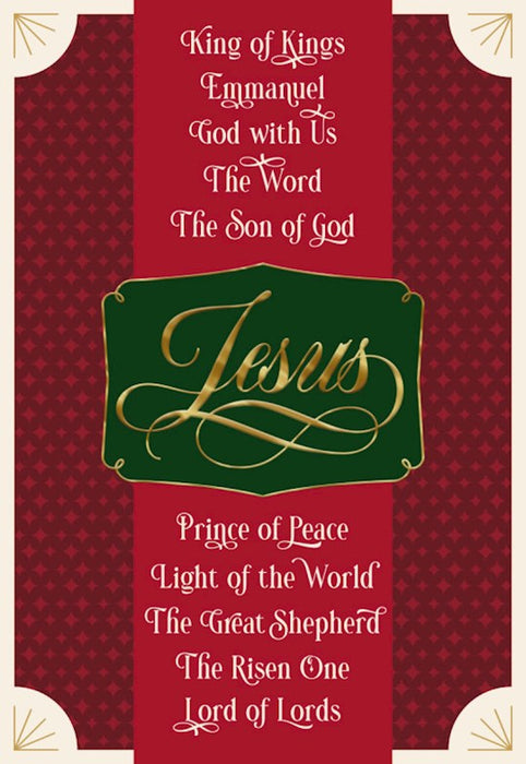 Christmas Boxed Cards: Names Of Jesus (Pack Of 18)