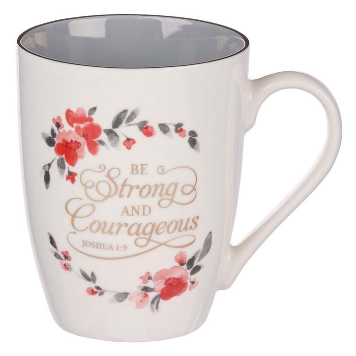 Mug Ceramic Be Strong & Courageous Joshua 1:9