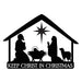 Nativity Stable Christmas Auto Magnet - Morning Star Christian Bookstores