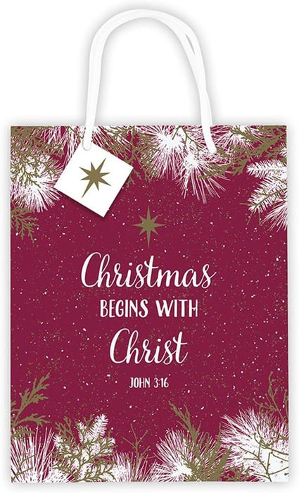 Christmas Begins with Christ Gift Bag