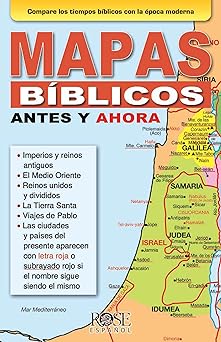 PAMPHLET: MAPAS BÍBLICOS ANTES Y AHORA - Then & Now Bible Maps