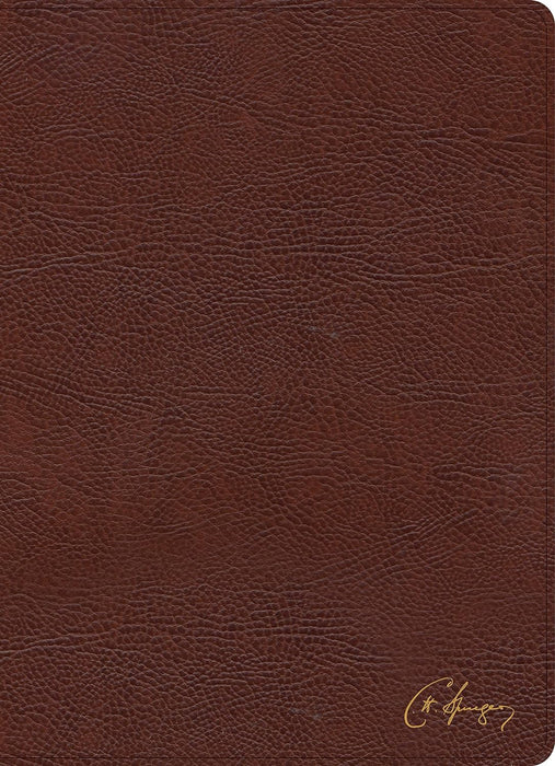 KJV Spurgeon Study Bible, Brown Bonded Leather - Morning Star Christian Bookstores