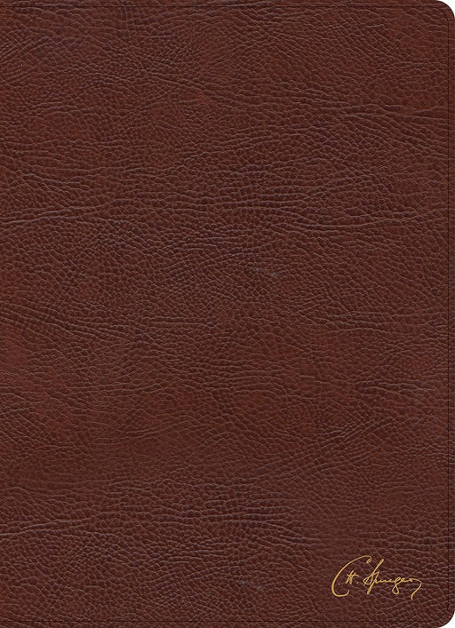 KJV Spurgeon Study Bible, Brown Bonded Leather - Morning Star Christian Bookstores