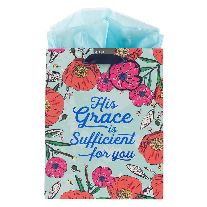 Gift Bag Medium His Grace is Sufficient 2 Cor. 12:9