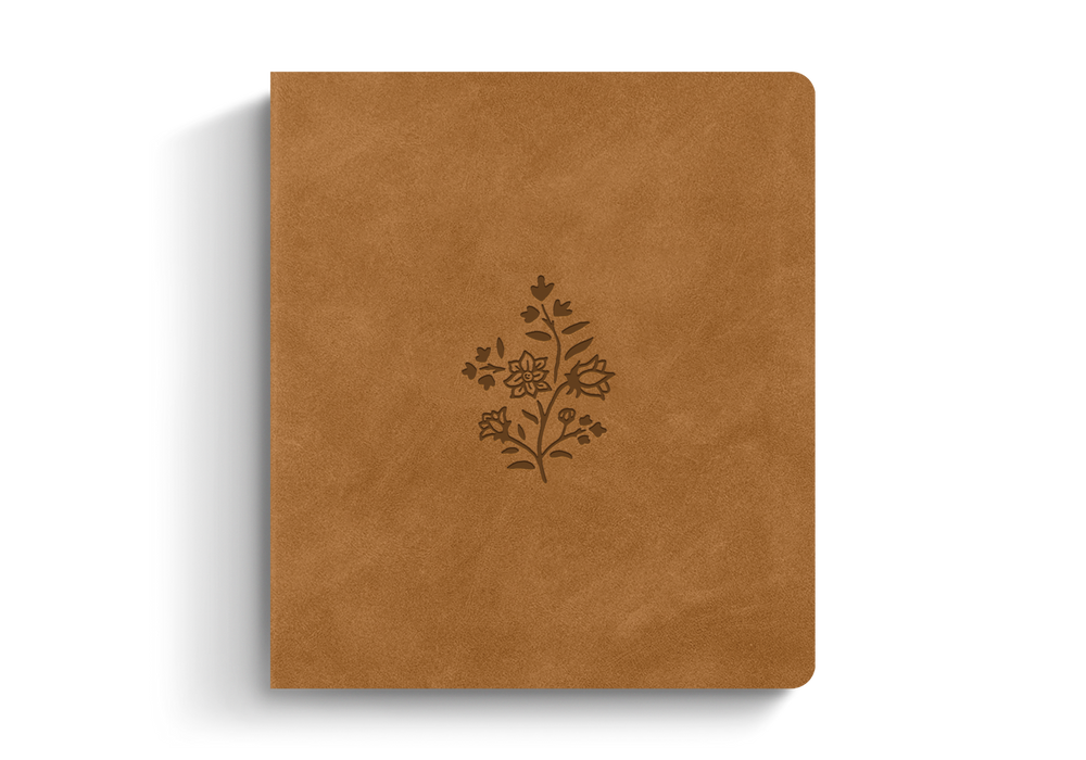 ESV Journaling Study Bible, TruTone Over Board, Nubuck Caramel