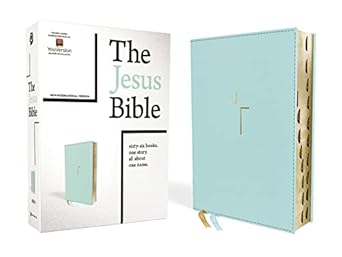 THE JESUS BIBLE NIV LEATHERSOFT BLUE INDEXED - Morning Star Christian Bookstores