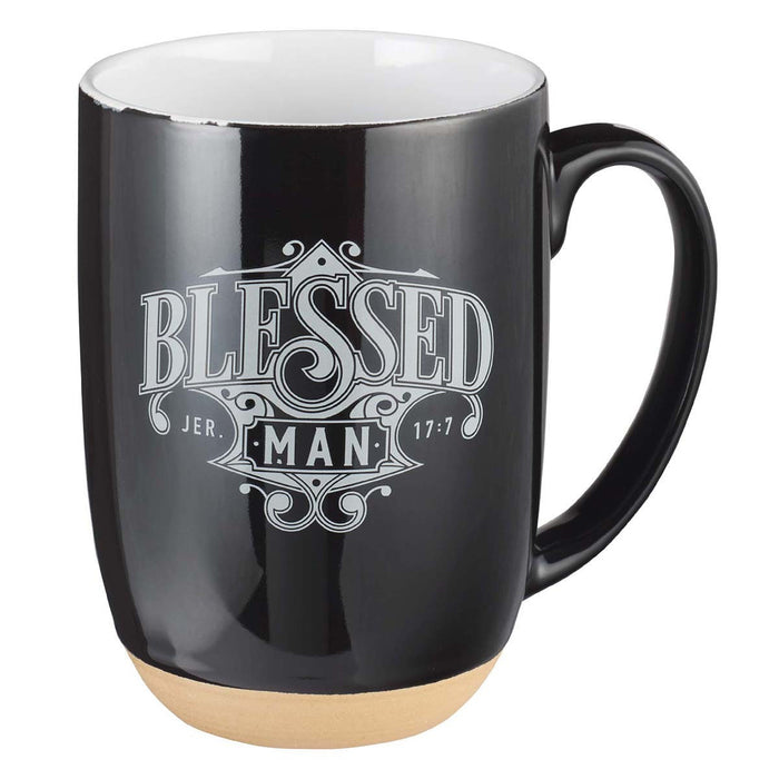Mug Ceramic Blessed Man - Morning Star Christian Bookstores