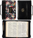 Hope and a Future Jeremiah 29 11 Navy Floral Classic Bible Cover - Medium - Morning Star Christian Bookstores