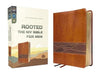Rooted: The NIV Bible for Men, Leathersoft, Brown, Comfort Print - Morning Star Christian Bookstores