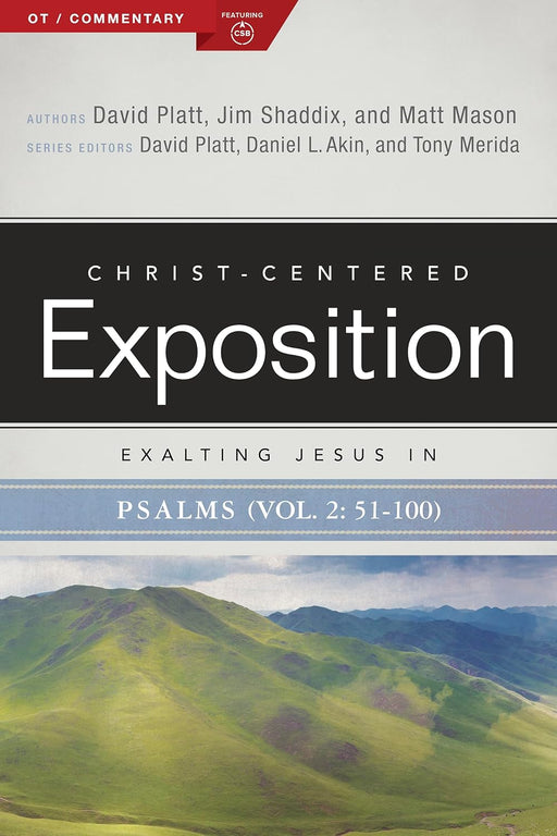 CCEC: EXALTING JESUS IN PSALMS 51-100 - DAVID PLATT - Morning Star Christian Bookstores