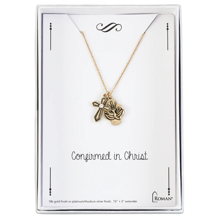 Confirmation Necklace – "Confirmed in Christ" Pendant