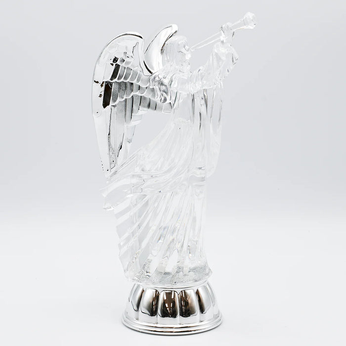 Confetti Lites Lighted Swirl Trumpeting Angel