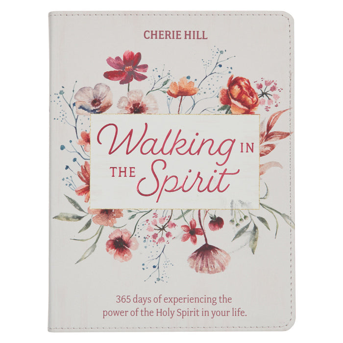 WALKING IN THE SPIRIT BLUSH PINK FAUX LEATHER DEVOTIONAL - Morning Star Christian Bookstores