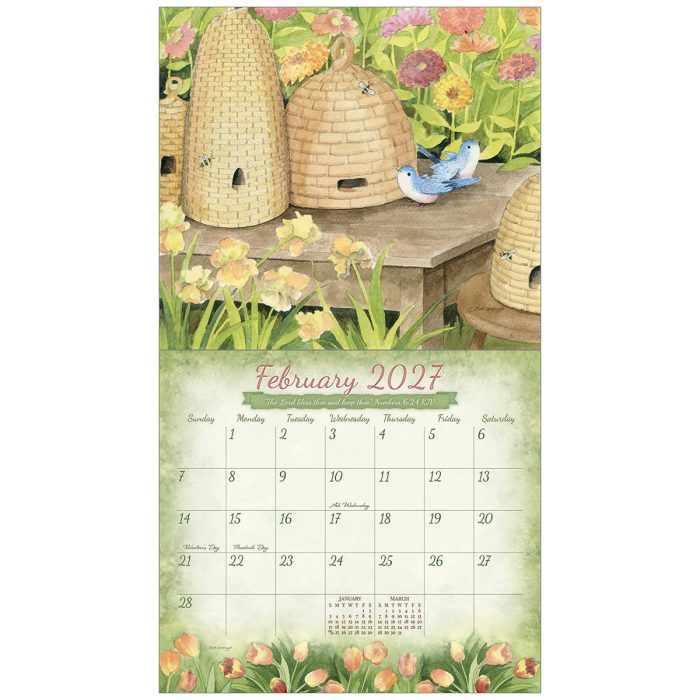 Daily Grace 2027 Wall Calendar With Scripture