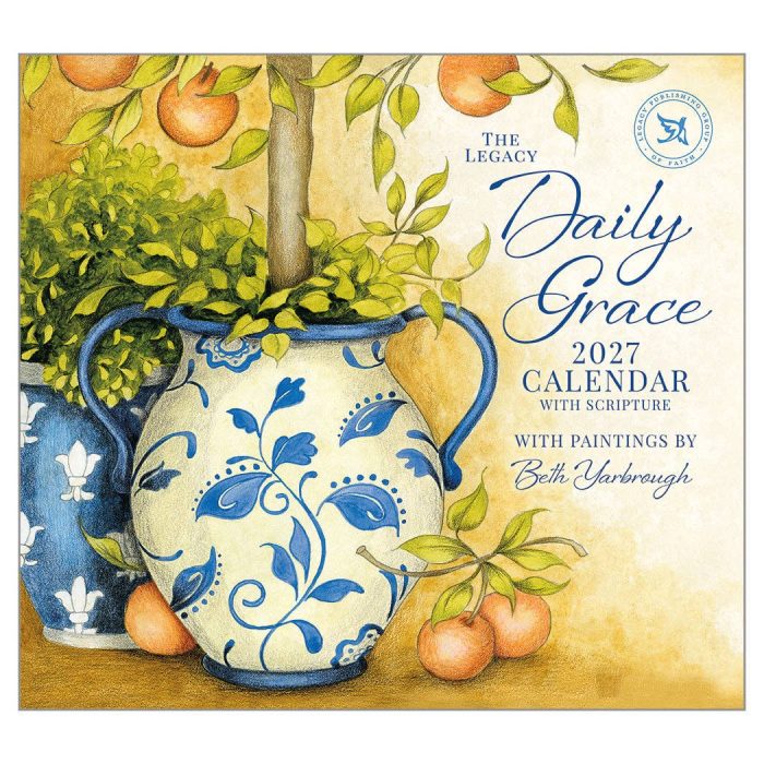 Daily Grace 2027 Wall Calendar With Scripture