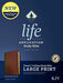 KJV Life Application Bible Lg Print Lthrlike Brown/Mahogany IDX 3rd Edition - Morning Star Christian Bookstores