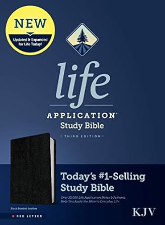 KJV Life Application Study Bible Bnd Leather Black 3rd Edition