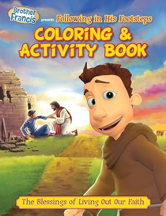 Following in His Footsteps Coloring Book