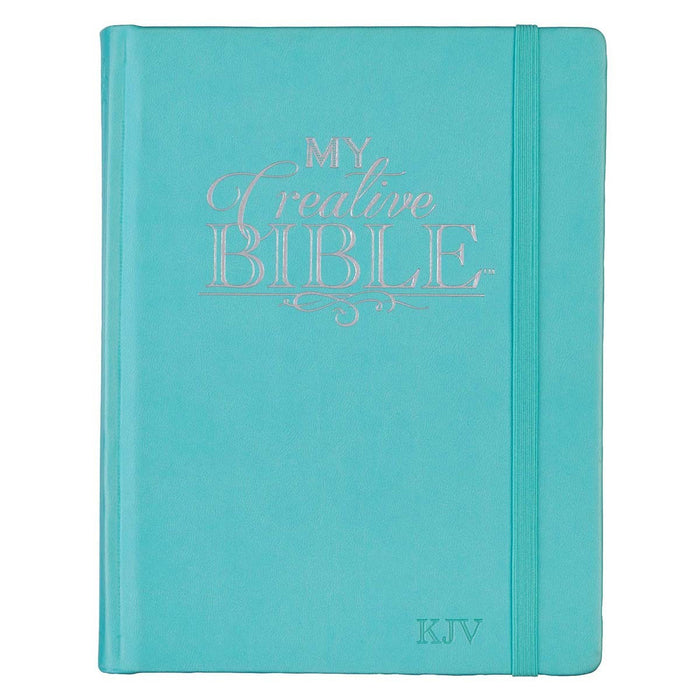 KJV Hardcover Faux Leather My Creative Bible Teal