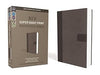 NIV Super Giant Print Reference Charcoal Leathersoft - Morning Star Christian Bookstores