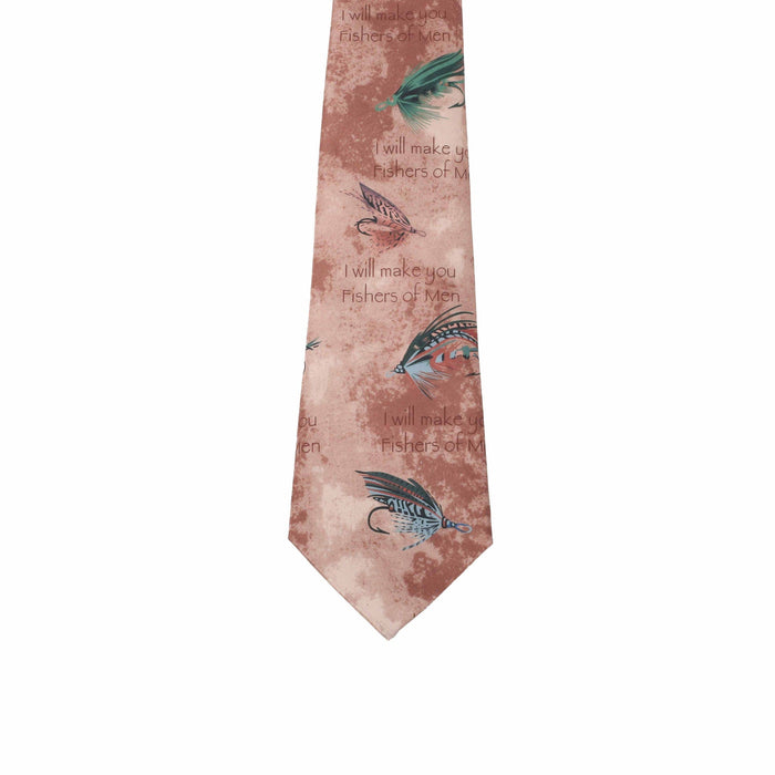Freeman Tie Silk Fishers Of Men Bronze