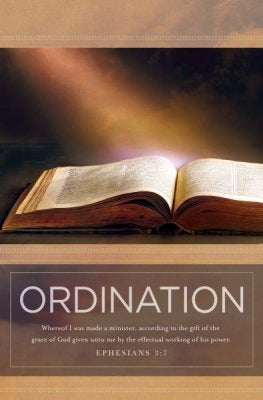 ORDINATION BULLETIN EPHESIANS 3:7