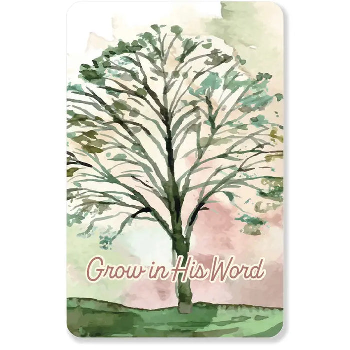 Pocketcard Tree Grow in His Word