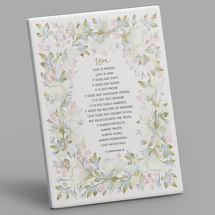 Love-1st Corinthians Wall Plaque